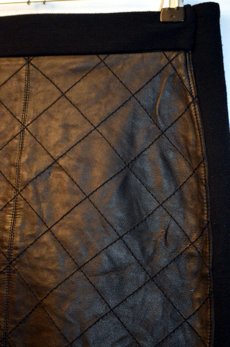 Jupe SANDRO cuir taille 36